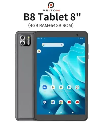Tablet Pritom 8" 4gb Ram 64gb Quad Core Android 13 5000mah