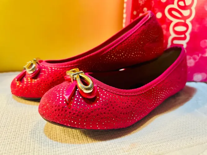Sapatilha Infantil Pink + Laço