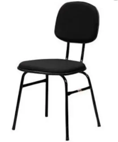 Cadeira fixa estofada