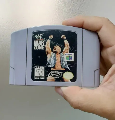 Fita Original WF War Zone Nintendo 64 Custando R$ 100