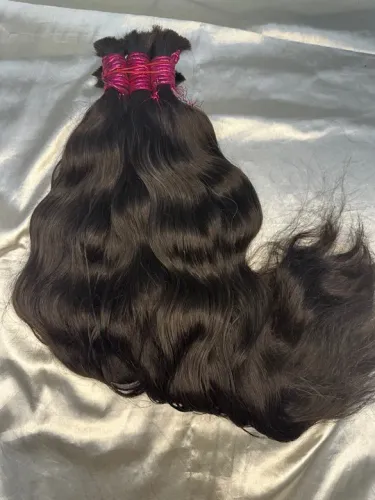 Cabelo Humano Virgem - ondulado Natural