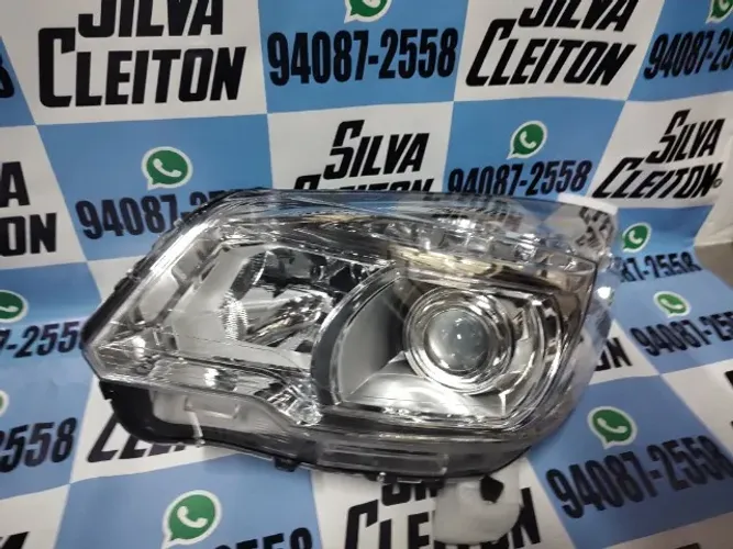 farol esquerdo s10 2012 2013 2014 2015 2016 com projetor  novo importado