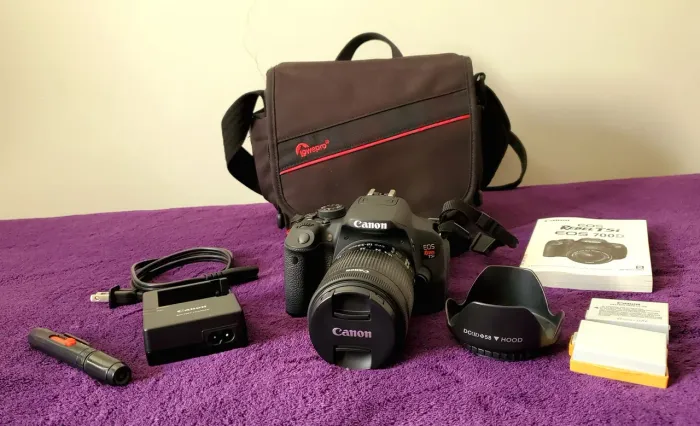 Câmera Profissional Canon | EOS Rebel T5i + Acessórios