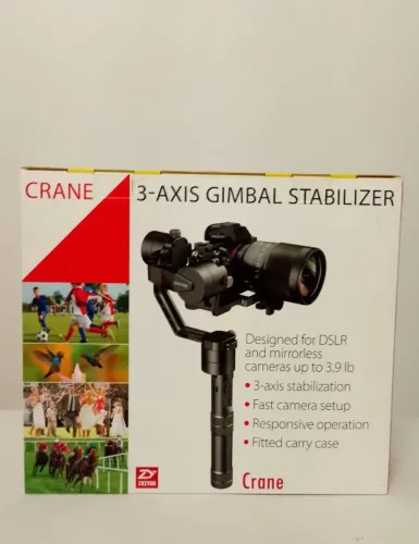 }}} Estabilizador Para Câmera Crane 3 Axis Gimbal - Zhiyun