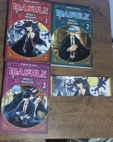 Mangá Mashle - Volumes 1, 2 e 3