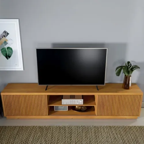 Rack Bancada 2.20M P/TVs Até 75 Polegadas. Produtos Novos Direto da Fábrica P/Sua Casa.