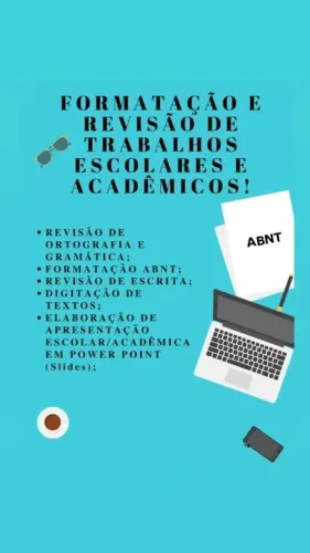 Revisão e Formatação de trabalho escolares e acadêmicos - ABNT