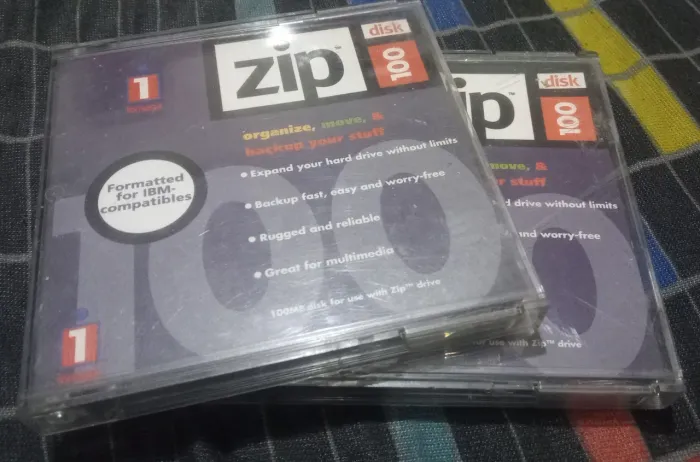 2 Discos Zip 100MB - Iomega