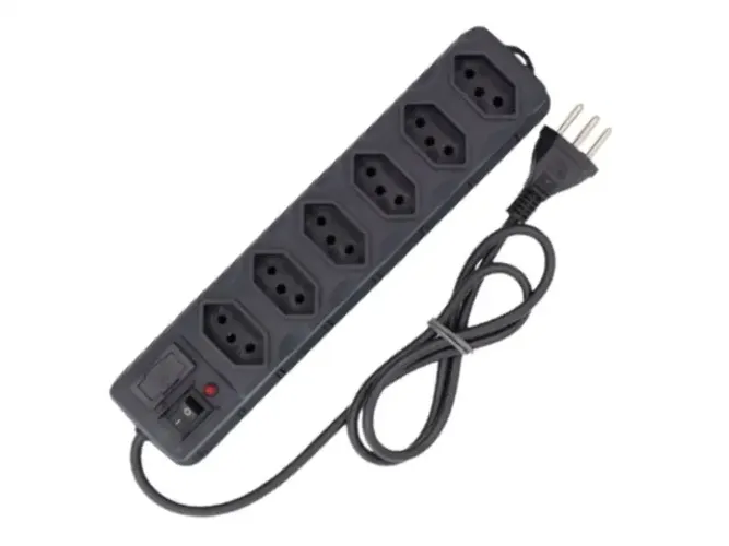 Extensão Elétrica 6 Tomada Filtro de Linha Bivolt