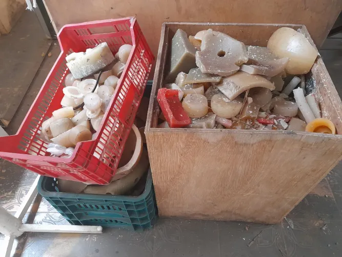 Pedaços e Restos de Velas para Reciclagem Artesanato