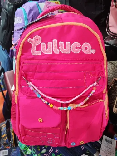 Mochila Infantil Lulucá Rosa