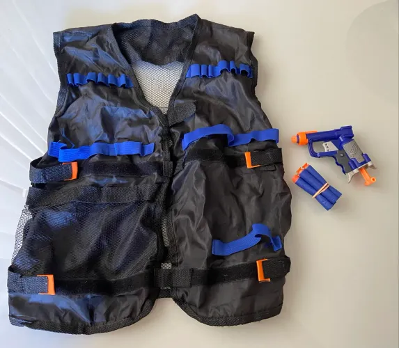 Nerf jolt + colete i