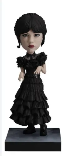 Figura de ação Wandinha Wednesday Addams Royal bobbles Bobblehead.