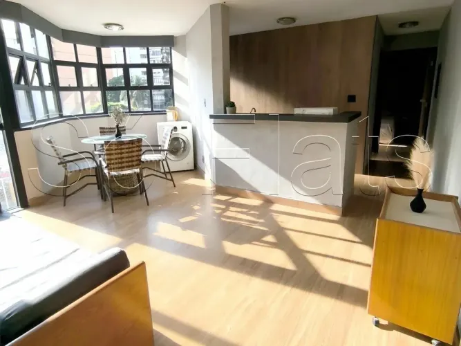 Flat Baden Baden disponível para venda com 49m², 01 dorm e 01 vaga de garagem