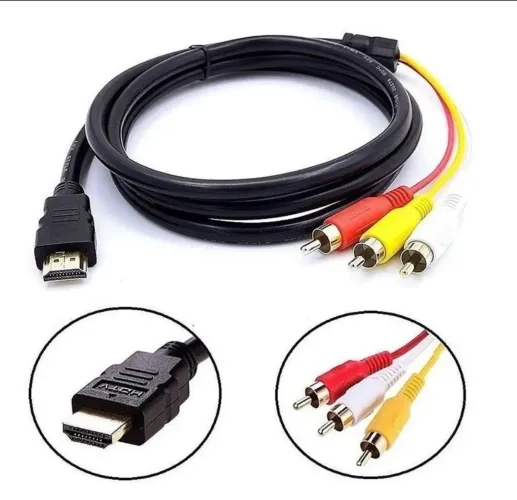 Cabo HDMI para RCA - Conecte seu DVD, Blu-ray ou Câmera na TV!