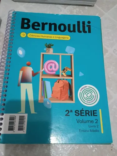 Livros didáticos Sistema Bernoulli 2 ano ensino médio