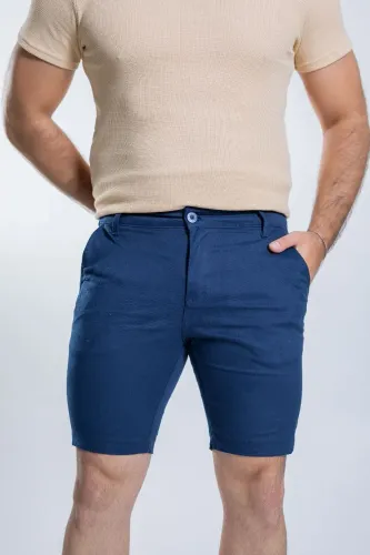 Bermudas brim c/ lycra 