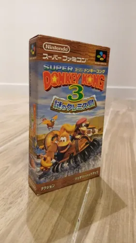 Donkey Kong Country 3 - Super Famicom - ORIGINAL COMPLETO NA CAIXA