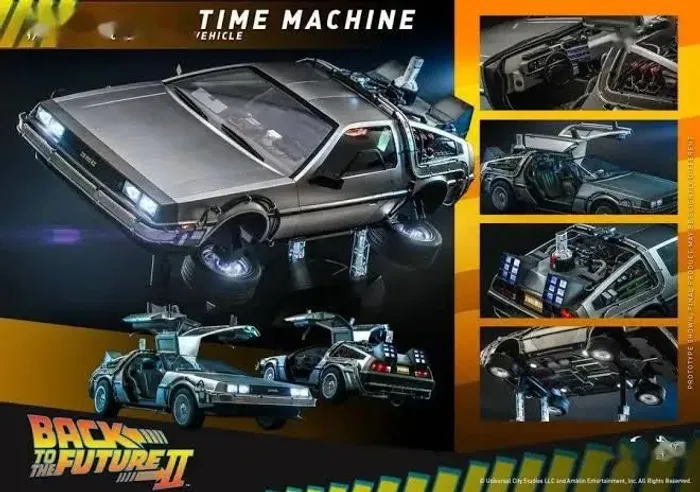 Time Machine DeLorean Back to the Future hot toys 