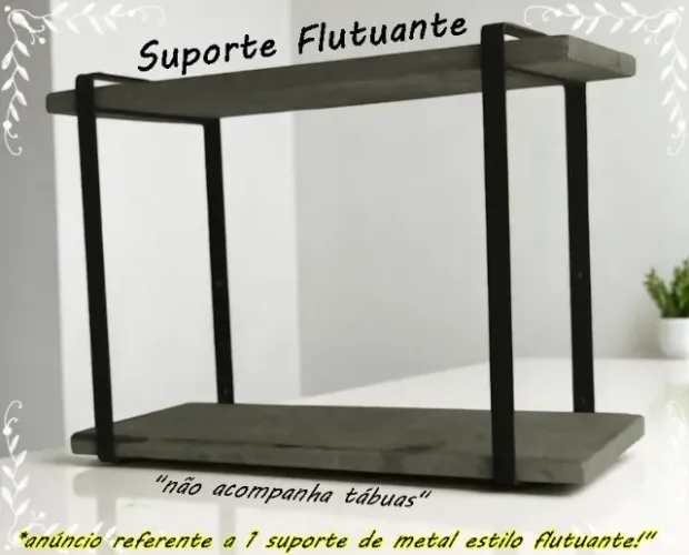 Suporte FLutuante simples(não acompanha tábuas) "unidade"