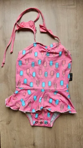 Maiô infantil rosinha