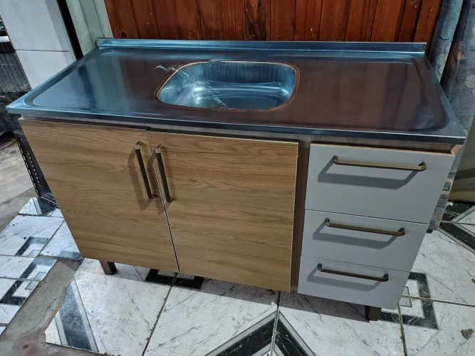 Com entrega balcão de pia novo 