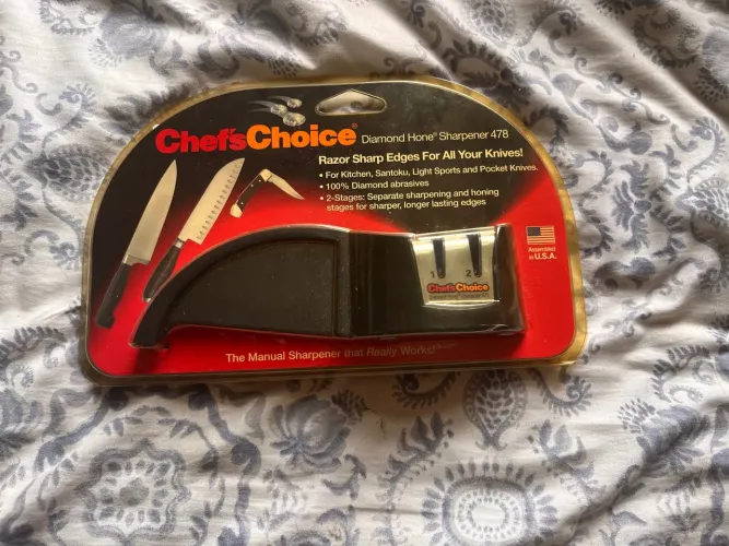 Afiador de Facas Chef's Choice Diamond Hone 478 LACRADO!