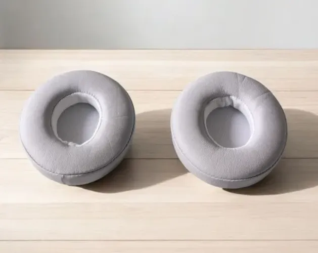 Par de protetor de fone de ouvido / Espumas / Almofadas Branco Largura = 68,5 mm Comprimen