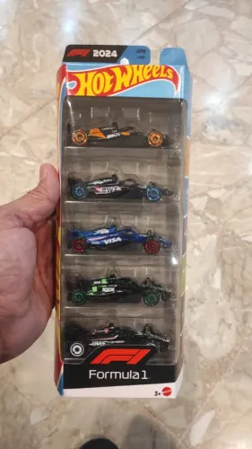 Hot Wheels Formula 1 - Pack com 5 unidades F1 2024