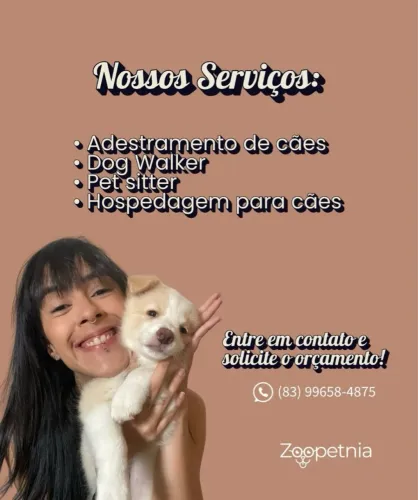 Adestramento, DogWalker, PetSitter e Hotelzinho - Cuidados completos para seu pet!