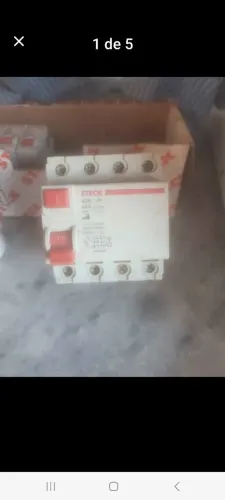 Disjuntor Steck SDR 4P 40A
