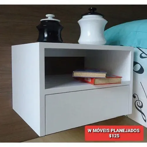 Mesa de cabeceira moderna e elegante