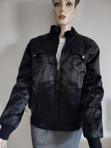 Jaqueta de tactel Preta Masculina
