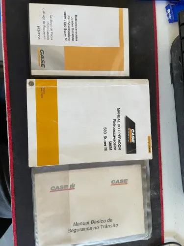 Manual de operação retro escavadeira 