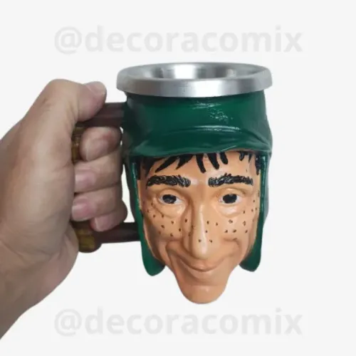 Caneca Copo 3d Chaves Resina Choop Cerveja Decoração 250ml