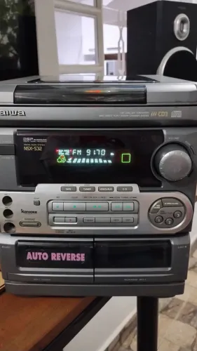 Mini System Aiwa NSX-S32 - Radio, CD e K7