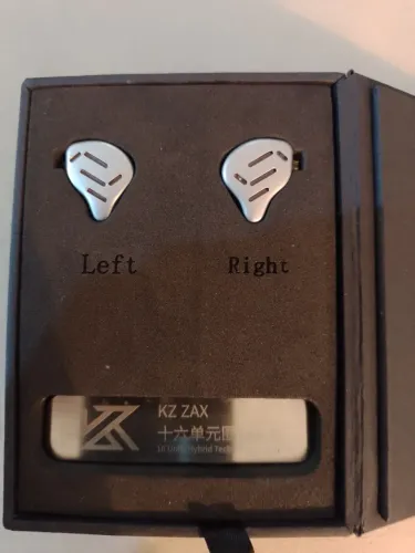 Fones KZ ZAX novos aceito trocas 