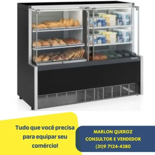 Balcão Quente e Frio Conjugado Gelopar Novo