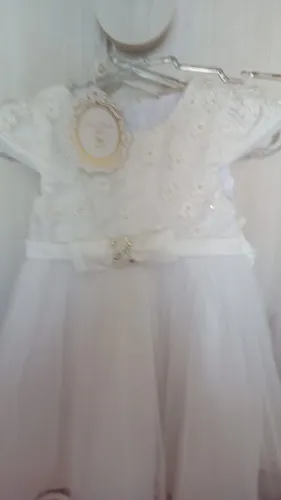 Vestido de festa infantil branco