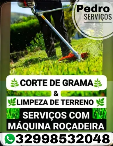 Serviço de roçadeira limpeza Profissional 