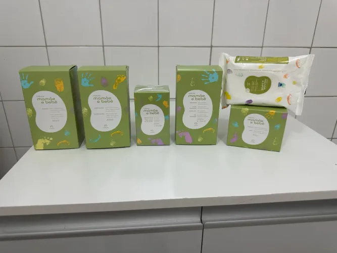 Kit completo mamãe e bebê 