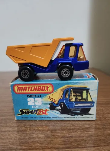 Carrinho Miniatura Caminhão Matchbox Superfast Atlas Truck Lesney Made in England