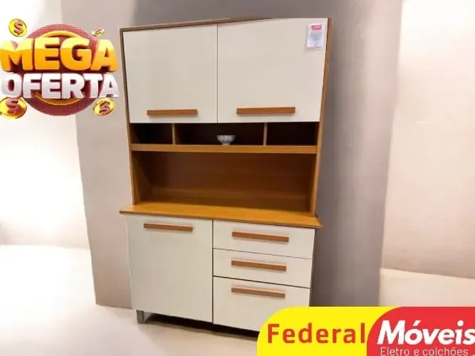 Armário de Cozinha Compacta OFF WHITE ENTRGA HOJE
