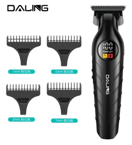Máquina de cortar cabelo Dailing com bateria recarregável 