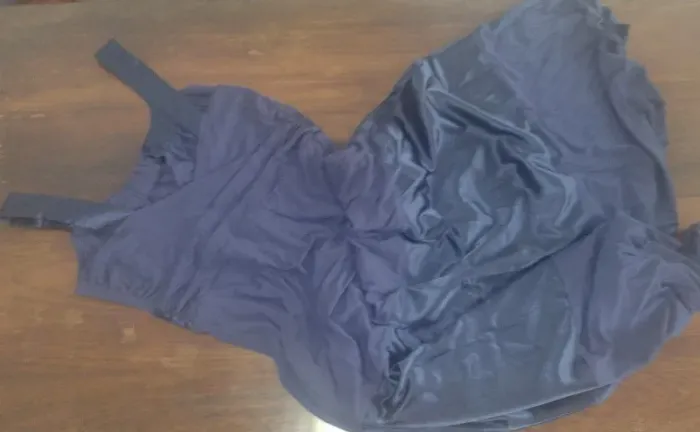 Vestido azul marinho maravilhoso!!!