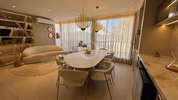 Apartamento nascente 3 quartos com suíte e varanda com churrasqueira a carvão