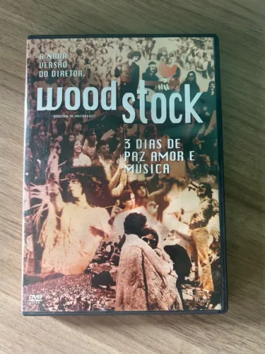 DVD WOOD STOCK 3 DIAS DE PAZ E AMOR