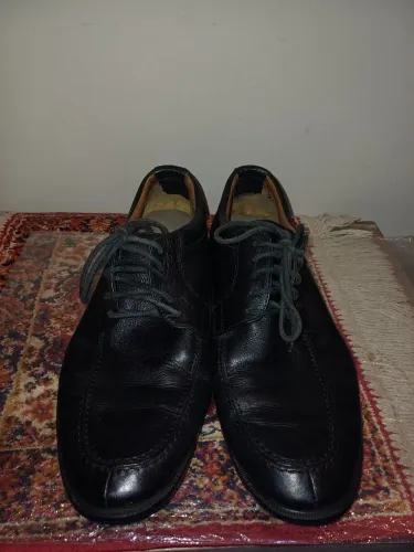 Sapato social masculino Mr. Cat Flex, em couro legítimo preto, tam.38.