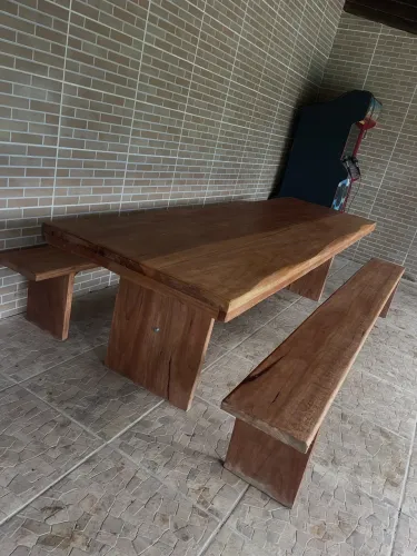 Mesa rústica 