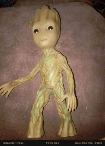 Boneco grande Groot - Guardiões da Galáxi Marvel original a